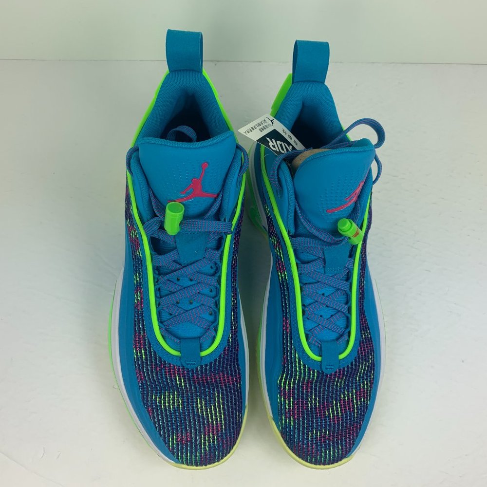 Nike Air Jordan XXXVI 36 Low Luka PF Laser Blue Electric Green DN4195-430 - Picture 9 of 12